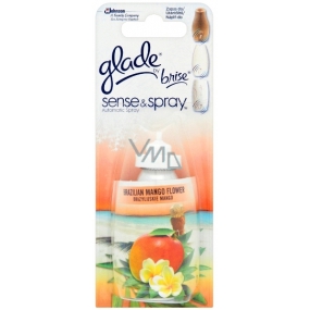 Glade Sense & Spray Brazilian Mango osvěžovač vzduchu náhradní náplň 18 ml sprej