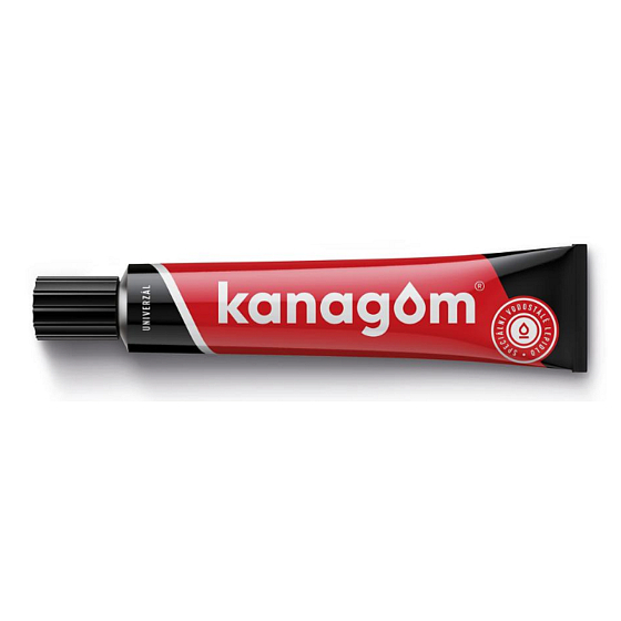 Kanagom vodostálé acetonové lepidlo univerzální, 40 g