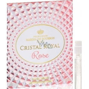 Marina de Bourbon Cristal Royal Rose parfémovaná voda pro ženy 1 ml s rozprašovačem, vialka