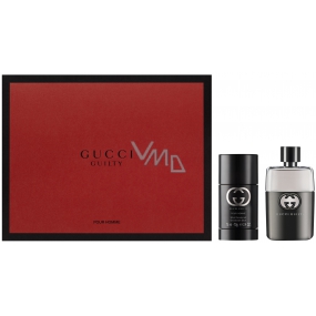 Gucci Guilty pour Homme toaletní voda pro muže 50 ml + deodorant stick 75 ml, dárková sada