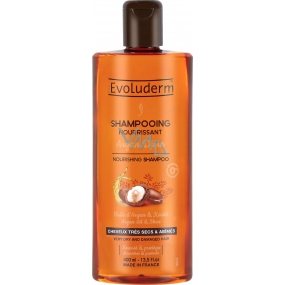 Evoluderm Argan Divin vyživující šampon pro velmi suché a poškozené vlasy s arganovým olejem 400 ml