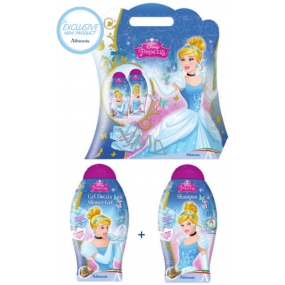 Disney Princess - Popelka sprchový gel pro děti 250 ml + šampon pro děti 250 ml, kosmetická sada pro děti