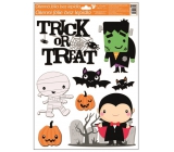 Okenní fólie bez lepidla Halloween Trick 42 x 30 cm