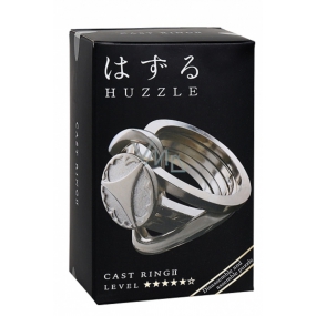 Huzzle Cast Ring II kovový hlavolam, obtížnost 5