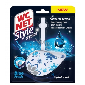 WC Net Crystal Style Blue Fresh závěs 36,5 g