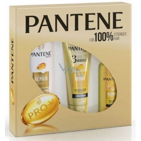 Pantene Repair šampon na vlasy 400 ml + balzám na vlasy 200 ml + olej 100 ml, kosmetická sada