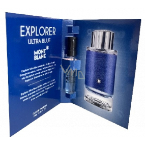 Montblanc Explorer Ultra Blue parfémovaná voda pro muže 2 ml s rozprašovačem, odstřik