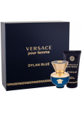 Versace Dylan Blue pour Femme parfémovaná voda pro ženy 30 ml + tělové mléko 50 ml, dárková sada pro ženy