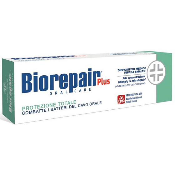 Biorepair Plus Total Protection zubní pasta pro ochranu před zubním kazem 75 ml