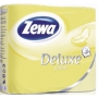 Zewa Deluxe Aqua Tube Jasmine Blossom toaletní papír Žlutý 3 vrstvý 150 útržků 4 kusy, rolička, kterou můžete spláchnout