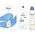 Dove Original Deeply Nourishing hydratační sprchový gel 250 ml + Original antiperspirant deodorant sprej 150 ml, kosmetická sada pro ženy