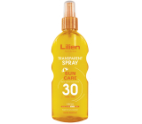 Lilien Sun Active Transparent SPF30 voděodolný sprej na opalování 200 ml