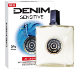 Denim Sensitive balzám po holení pro citlivou pokožku 100 ml