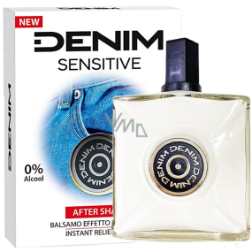 Denim Sensitive balzám po holení pro citlivou pokožku 100 ml