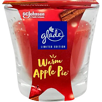 Glade svíčka vonná Warm Apple Pie, 112 g
