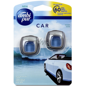 Ambi Pur Car Jaguar Ocean osvěžovač vzduchu do auta vonný kolíček 2 x 2 ml