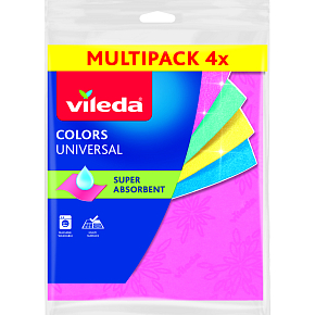 Vileda Multiquattro Colors hadřík, 4 ks