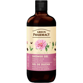 Green Pharmacy Sprchový gel s damašskou růží a bambuckým máslem 500 ml Green Pharmacy Sprchový gel s damašskou růží a bambuckým máslem 500 ml