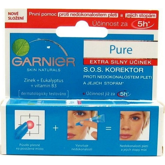 Garnier Skin Naturals Pure S.O.S. korektor 10 ml