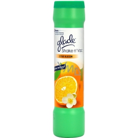 Glade Shake n Vac Citrus Blossom osvěžovač koberců a pohlcovač pachů 500 g