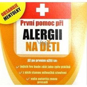 Nekupto První pomoc při Alergii na děti mentolky 12 g