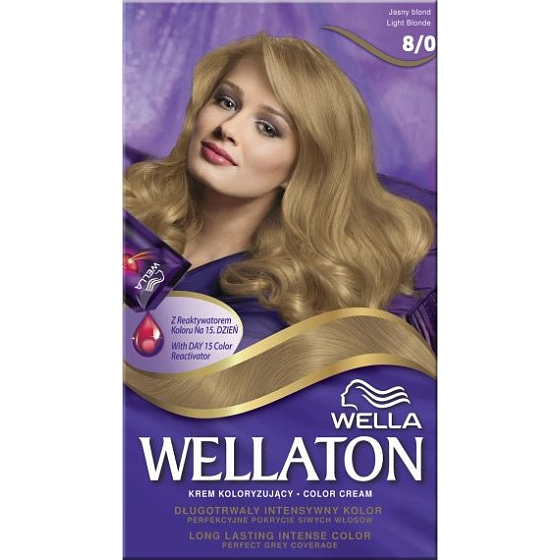 Wella Wellaton krémová barva na vlasy 8/0 Světlá blond