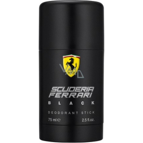 Ferrari Scuderia Black deodorant stick pro muže 75 ml