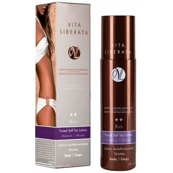 Vita Liberata Rich Samoopalovací zabarvený gel na tělo střední odstín 200 ml