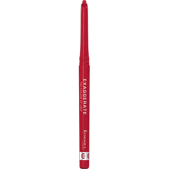 Rimmel London Exaggerate Lip Liner tužka na rty 024 Red Diva 0,25 g