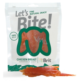 Brit Lets Bite Kuřecí filety doplňkové krmivo pro psy 400 g