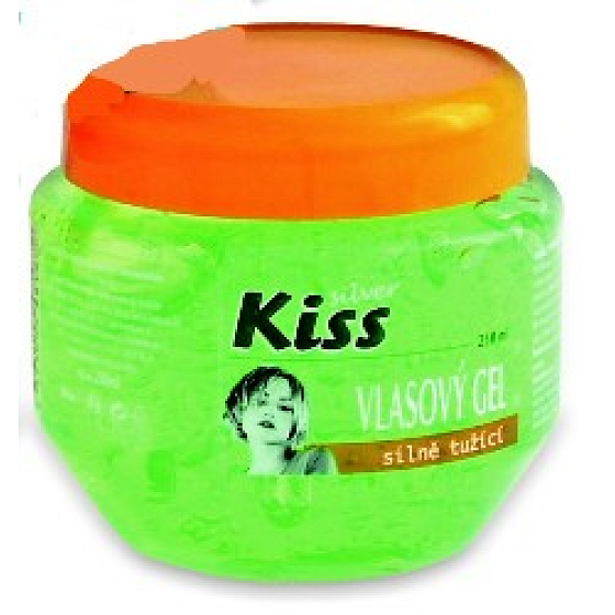 Mika Kiss Silver silně tužící vlasový gel 250 ml