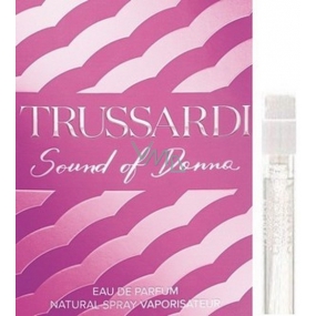 Trussardi Sound of Donna parfémovaná voda pro ženy 1,5 ml s rozprašovačem, vialka