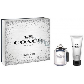 Coach Platinum parfémovaná voda pro muže 60 ml + sprchový gel 100 ml, dárková sada
