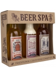 Bohemia Gifts Beer Spa Premium s extrakty z pivních kvasnic a chmele sprchový gel 200 ml + šampon na vlasy 200 ml + koupelová pěna 200 ml, kosmetická sada