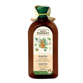 Green Pharmacy Lipové květy a Olej z rakytníku šampon pro suché a poškozené vlasy 350 ml