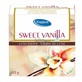Kappus Sweet Vanilla - Sladká Vanilka luxusní toaletní mýdlo 125 g