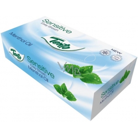 Tento Sensitive Easy Breath Menthol Oil hygienické kapesníky 3 vrstvé 70 kusů