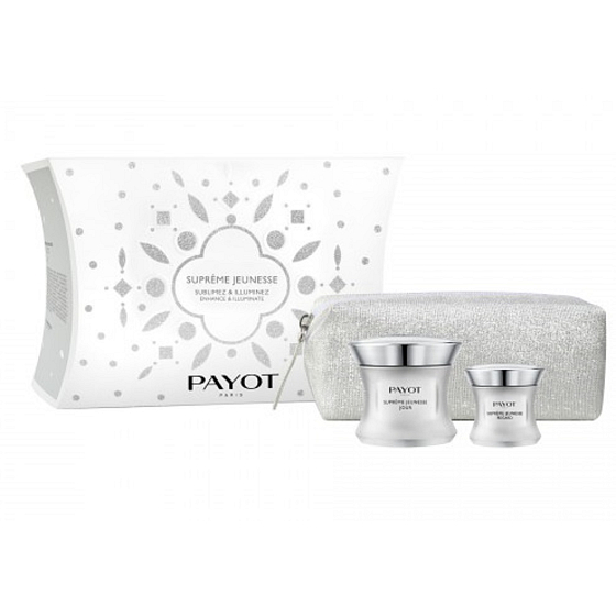 Payot Supreme Jeunesse Total Youth Enhancing Care péče pro zdůraznění mládí denní krém 50 ml + omlazující zdokonalující péče očního okolí 15 ml + kosmetická etue Dárkový set 2018