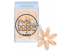 Invisibobble Nano To Be Or Nude To Be Gumička do vlasů tělová spirálová 3 kusy