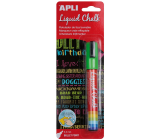 Apli Liquid Chalk Křídový popisovač kulatý hrot zelený 5,5 mm