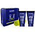Grace Cole GC Sport mycí gel 50 ml + šampon 50 ml + mycí žínka + plechová dóza, kosmetická sada pro muže