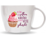 Nekupto XXL hrnky velký hrnek Je čas na velkou kávičku 700 ml