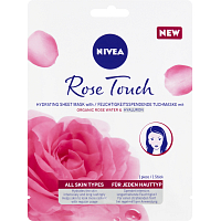 Nivea Rose Touch 10minutová hydratační textilní maska 1 ks