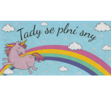 Albi Vtipná cedulka Tady se plní sny 20 x 10 cm