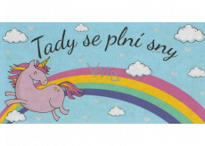 Albi Vtipná cedulka Tady se plní sny 20 x 10 cm