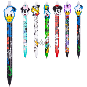 Colorino Gumovatelné pero Mickey Mouse černé, modrá náplň 0,5 mm