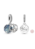Charm Sterlingové stříbro 925 Harry Potter - Snapeův patron v podobě laně, 2v1 přívěsek na náramek