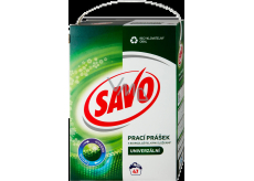 Savo Universal s biorozložitelnými složkami prací prášek na barevné a bílé prádlo 47 dávek 3,29 kg