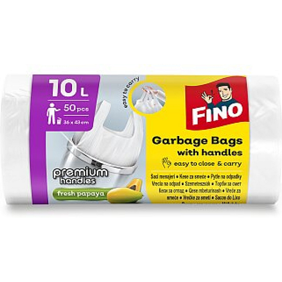 Fino pytle na odpad s uchy, 10 L