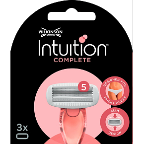 Wilkinson Sword Intuition Complete náhradní hlavice, 3 ks